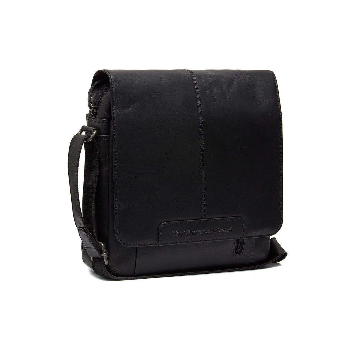 Raphael Full-Grain Leather Crossbody Bag in Classic 100% Full-Grain Leather - Full Exterior Front Profile View | Buy Online