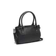 Fenja Full-Grain Leather Handbag in Classic 100% Full-Grain Leather - Front Profile View &amp; Tailored Silhouette | Buy Online