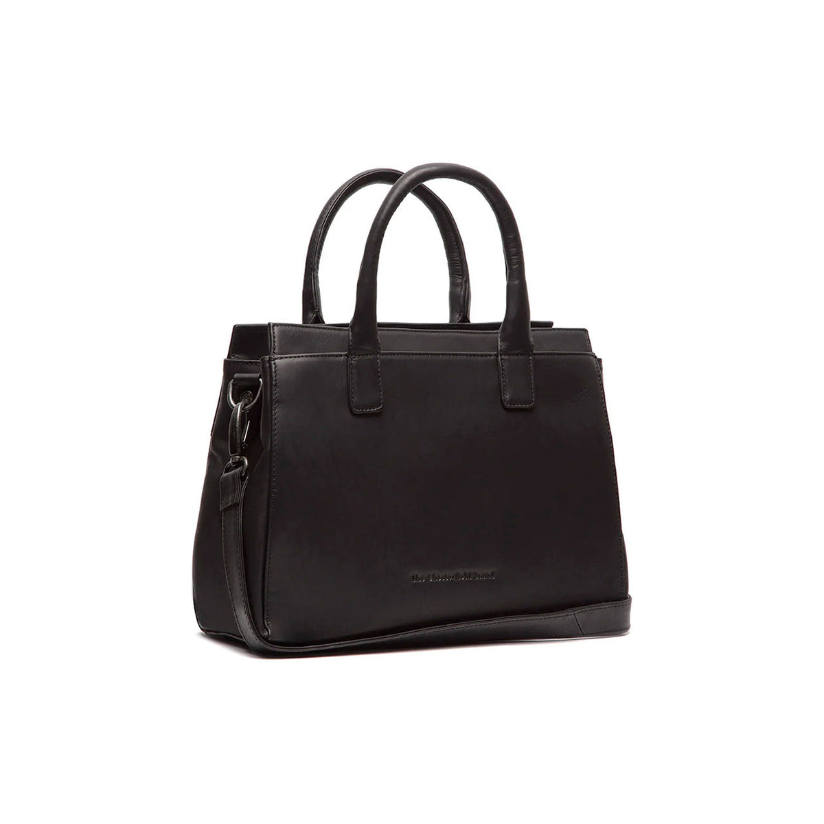 Garda Full-Grain Leather Handbag из классической 100% цельнозерновой кожи - Вид спереди и приталенный силуэт | Купить в официальном онлайн-магазине