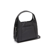 Lunera Full-Grain Leather Handbag in Classic 100% Full-Grain Leather - Front Profile View &amp; Tailored Silhouette | Buy Online