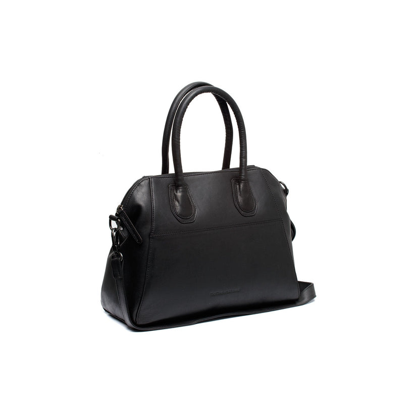 Marsala Full-Grain Leather Handbag женская