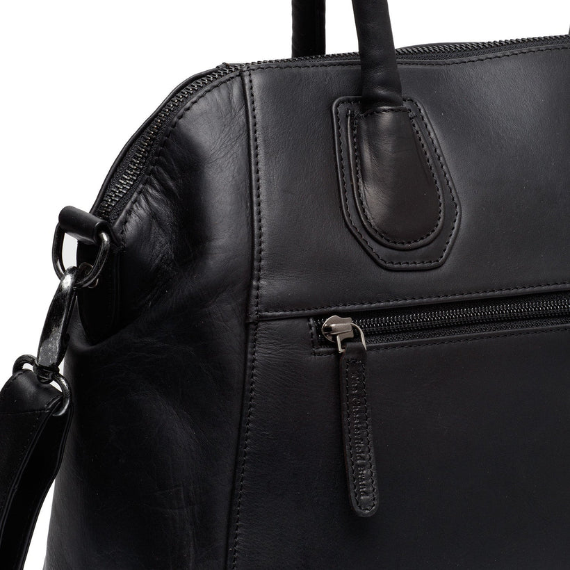 Marsala Full-Grain Leather Handbag женская