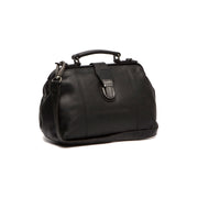 Rachael Full-Grain Leather Handbag in Classic 100% Full-Grain Leather - Front Profile View &amp; Tailored Silhouette | Buy Online