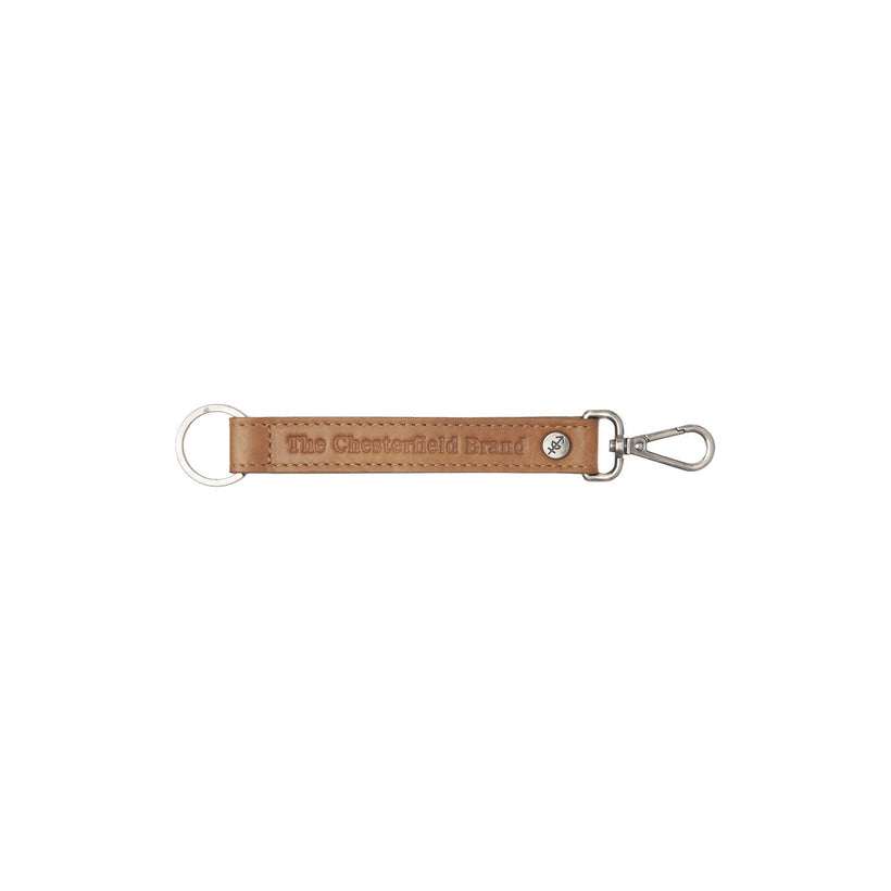 Leather Key Ring Коньячный для Женщин