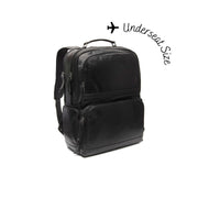 Lennox Full-Grain Leather Laptop Backpack in Classic 100% Full-Grain Leather - Full Exterior Front Profile View | Buy Online