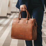 Rivera Full-Grain Leather Laptop Bag – alternate product view 2