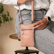 Salta Full-Grain Leather Phone Bag – alternate product view 2