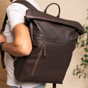
Liverpool Цельнозерновая кожа Roll-top Backpack – alternate product view 2