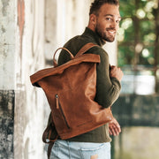 
Liverpool Цельнозерновая кожа Roll-top Backpack – alternate product view 2