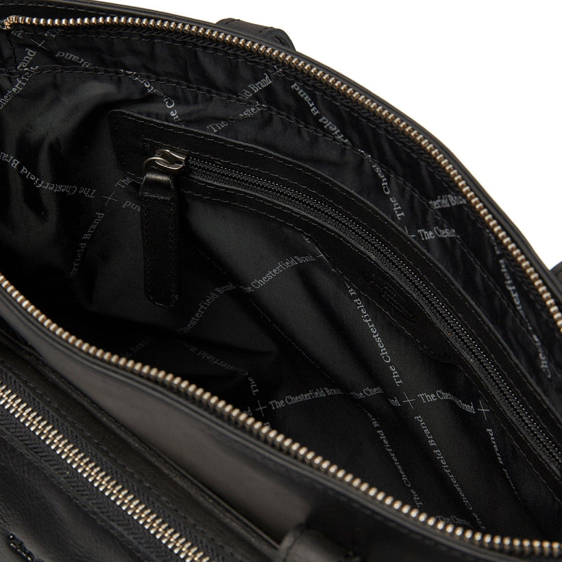 Alicante Full-Grain Leather Shopper женская