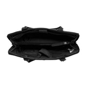 Classic 100% Full-Grain leather Bag - Rear Perspective Showing Reinforced Leather Straps & Stitching