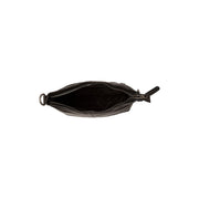Jen Full-Grain Leather Shoulder Bag - Structured Side Profile Showing Gusset Depth & Expansion Capacity