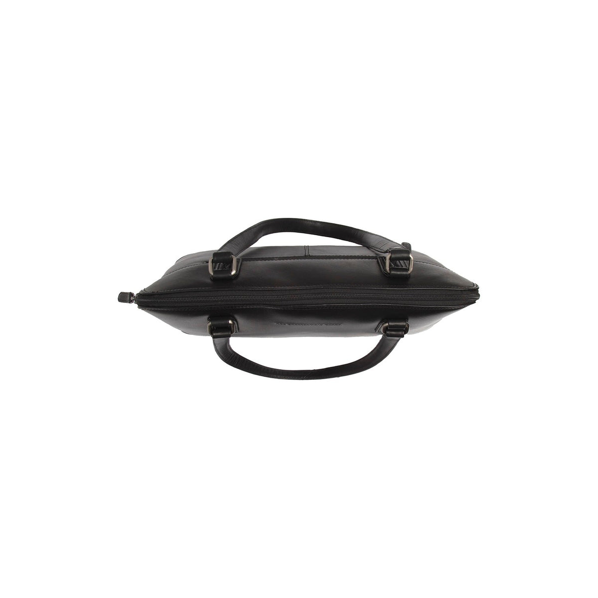 Selvino Full-Grain Leather Shoulder Bag - Structured Side Profile Showing Gusset Depth &amp; Expansion Capacity