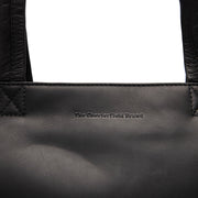 
Classic 100% Full-Grain leather Bag - Вид сзади с усиленными кожаными ремнями и прострочкой