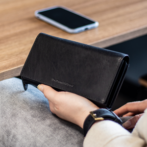 Hampton Full-Grain Leather Wallet женская