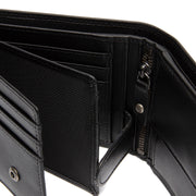 Hendrick Full-Grain Leather Wallet - Structured Side Profile Showing Gusset Depth &amp; Expansion Capacity