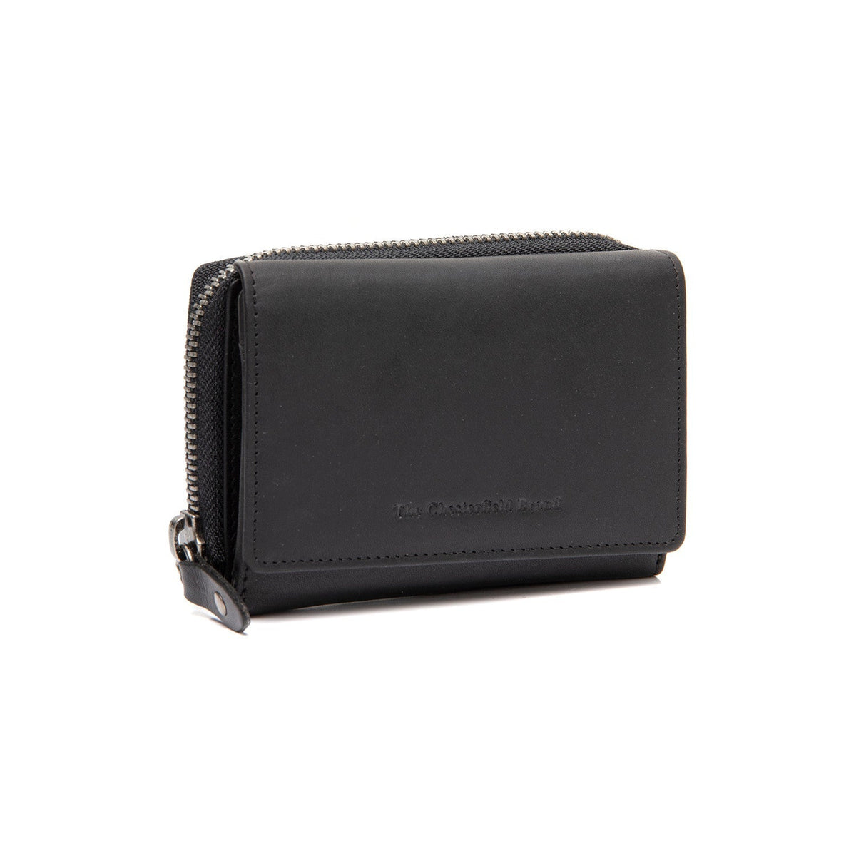 Sorraia Full-Grain Leather Wallet in Classic 100% Full-Grain Leather - Full Exterior Front Profile View | Buy Online