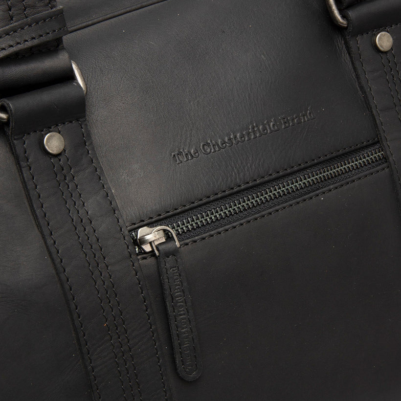 Volenza Full-Grain Leather Weekender Bag женская
