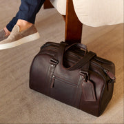 Volenza Full-Grain Leather Weekender Bag – alternate product view 3