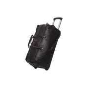 
Leather Weekender Trolley Jayven из классической 100% цельнозерновой кожи - Full Exterior Вид спереди и приталенный силуэт | Купить в официальном онлайн-магазине