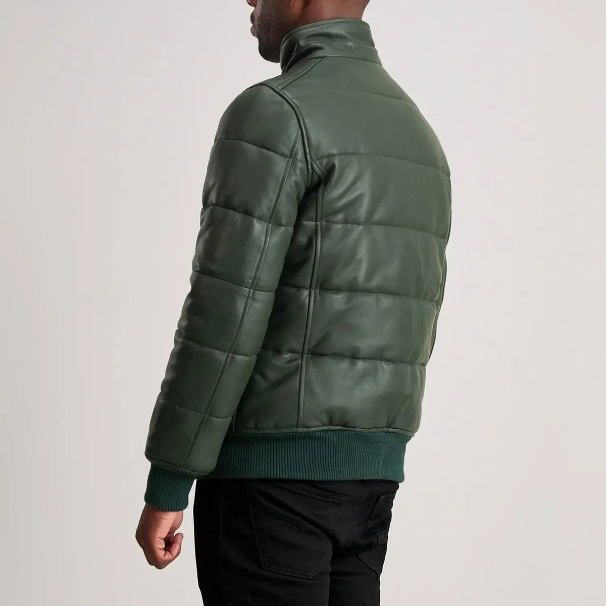 Lucas Leather Bomber Jacket – alternate product view 5