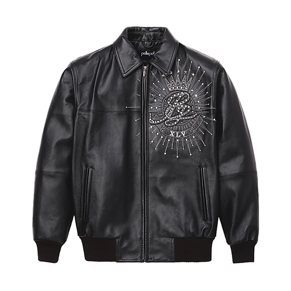 
Premium Embroidered Кожаная куртка для Женщин