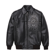 
Premium Embroidered Кожаная куртка для Женщин