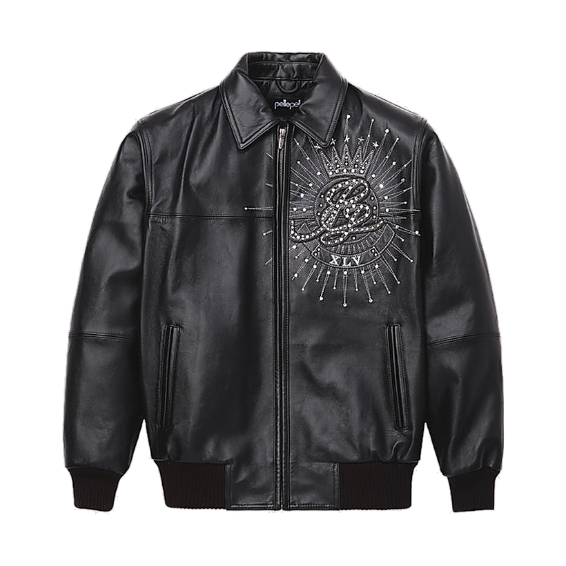 Premium Embroidered Кожаная куртка для Женщин