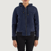 
Rebella Hooded Кожаный бомбер для Женщин – alternate product view 4