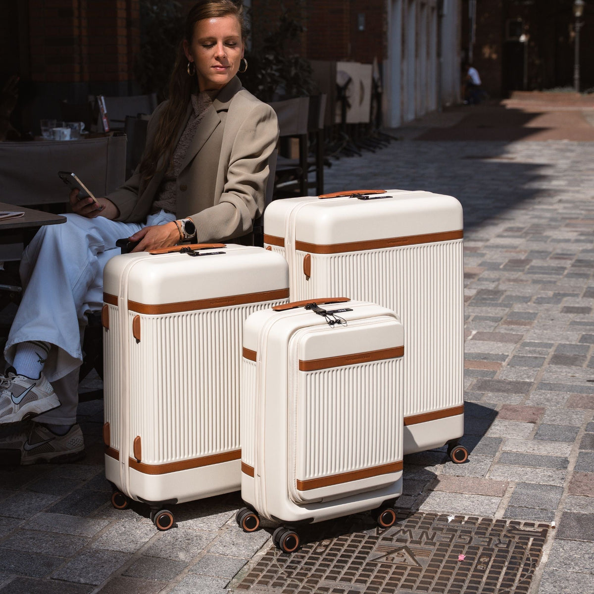 
Suitcase Set Front Pocket Zuna для Женщин для Женщин – alternate product view 2