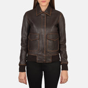 Westa A-2 Leather Bomber Jacket – alternate product view 5